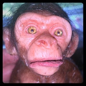 Full body silicone 7 inch chimpanzee